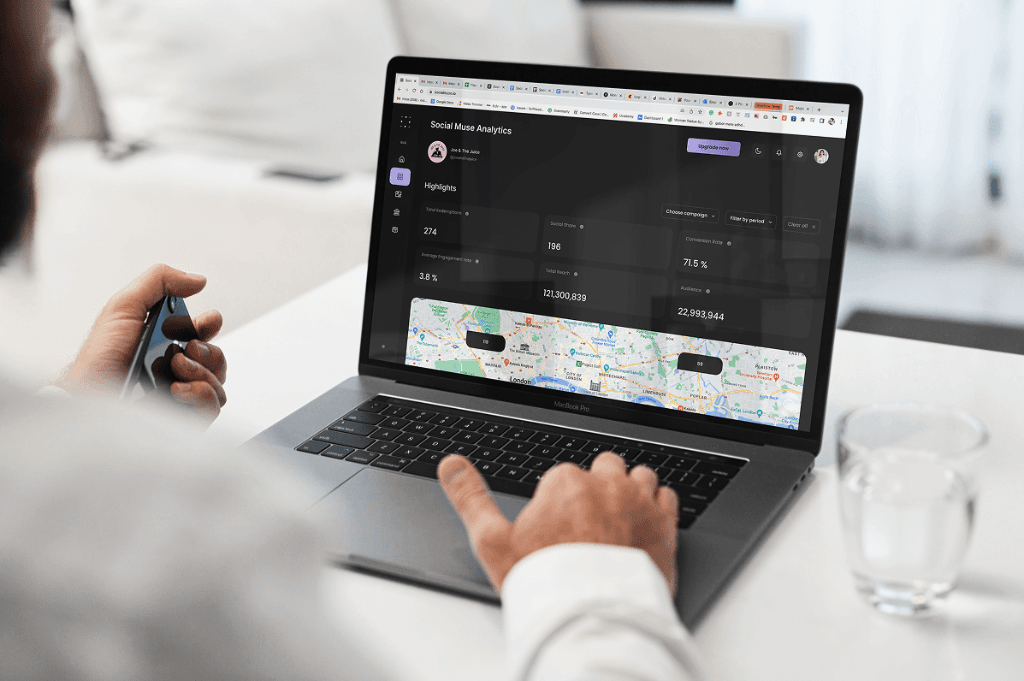 Social Muse abstract visual